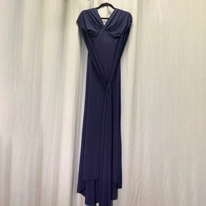 TFNC MULTIWAY MAXI DRESS NAVY